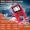 Car Diagnostic Tool Multi-language OBD2 Scanner Check Engine System Battery Tester V619 Read Vehicle Information Code Reader 6