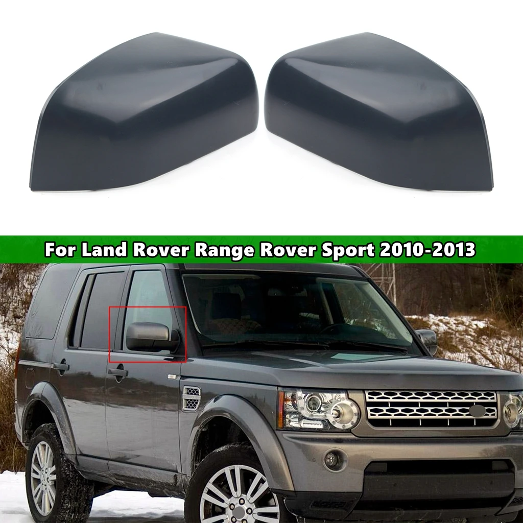 2 Pcs Car Rearview Side Mirror Cap Cover For Land Rover Freelander LR2