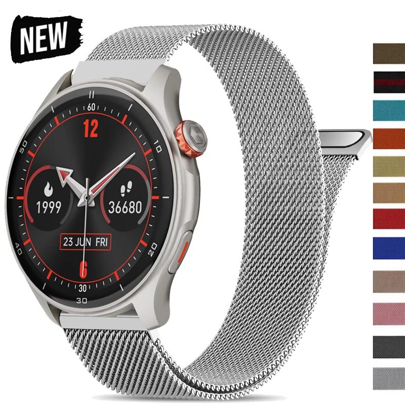Magnetic Milanese Loop Stainless Steel Watch Band Replacement Bracelet