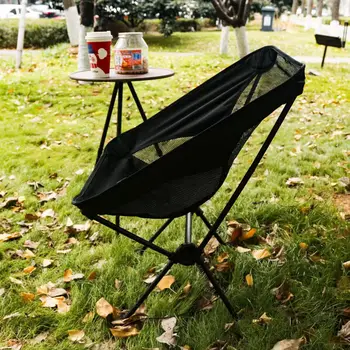 Outdoor folding chair, portable, ultra light, comfortable, high back fishing chair, camping picnic chair, space chair moon chair 1