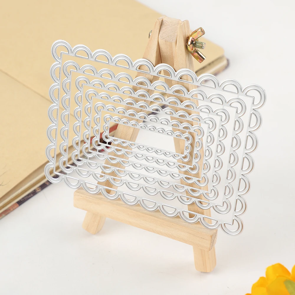 보투투유 메탈 커팅 다이 5.4x3.6/in DIY 카드 스크랩북 다이어리 장식 엠보싱 템플릿 핸드메이드 2026 신제품