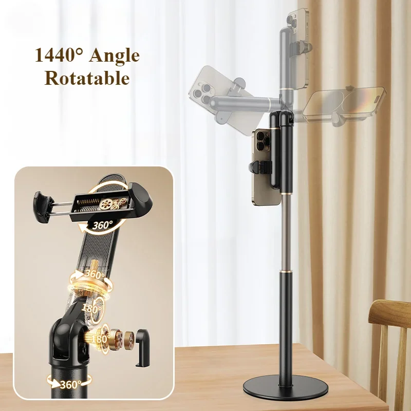 Oatsbasf-حامل مشبك هاتف مكتبي كسول ، ارتفاع قابل ل...