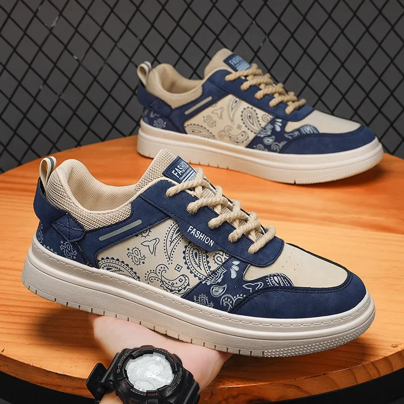 

Men's Shoes spring 2024 New Shoes Men's Trend Versatile Hong Kong Style Casual Board Shoes College Style Men's Canvas