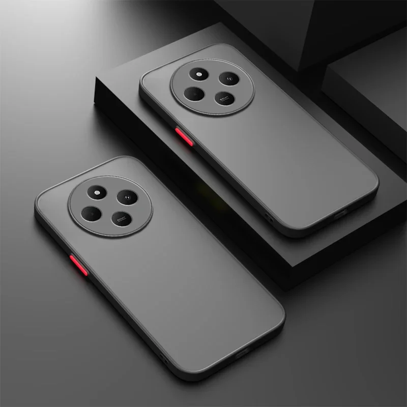 Shockproof Armor Matte Silicone Phone Case - Durable Bumper Cover