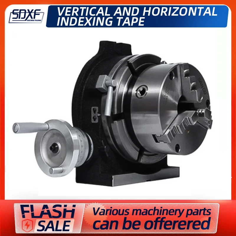 Vertical and horizontal indexing plate with flange Precision milling