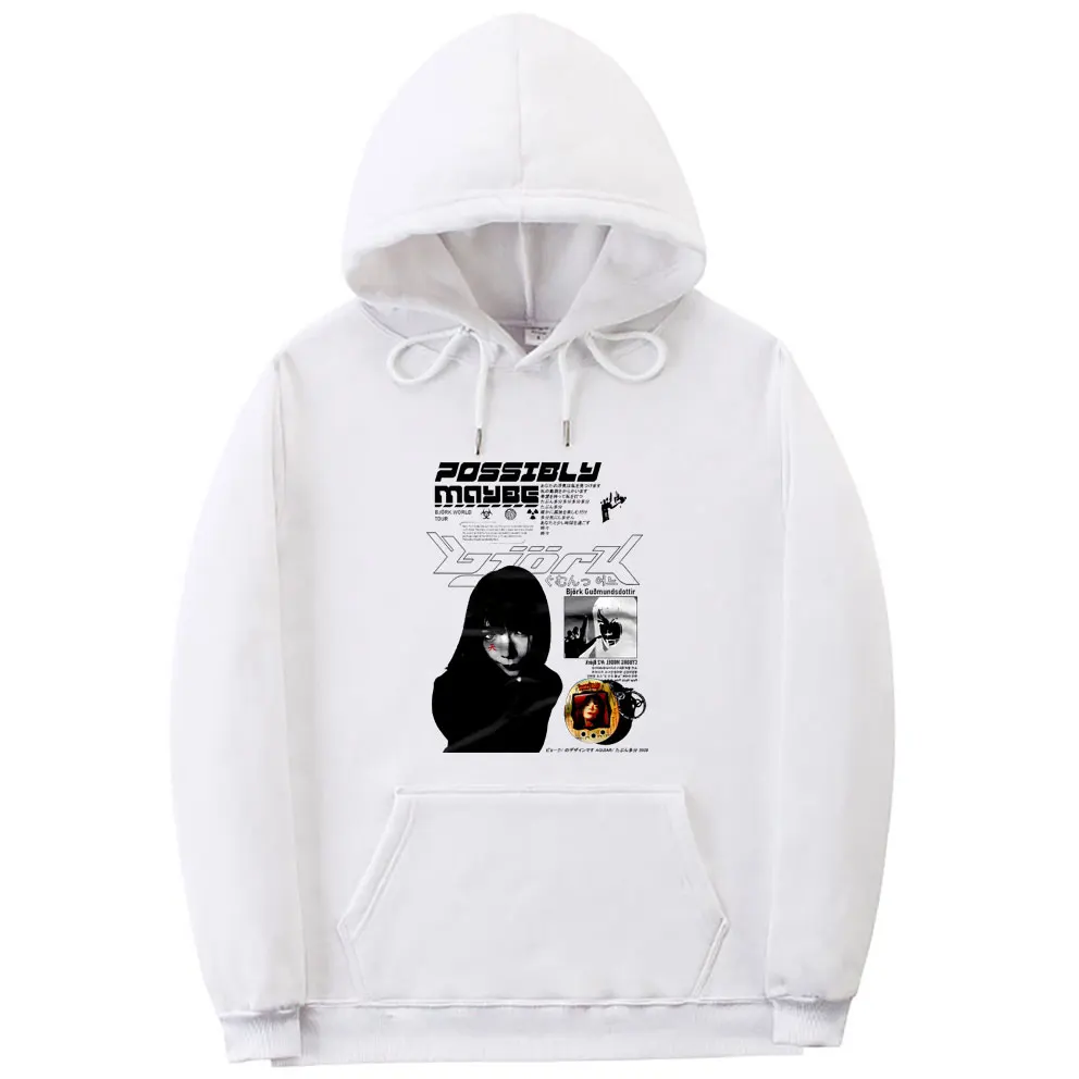 

Limited Singer Bjork Print Hoodie Men Women Y2k Casual Sweatshirt Male Fahsion Hip Hop Oversized Streetwear Unsiex Cotton Hoody