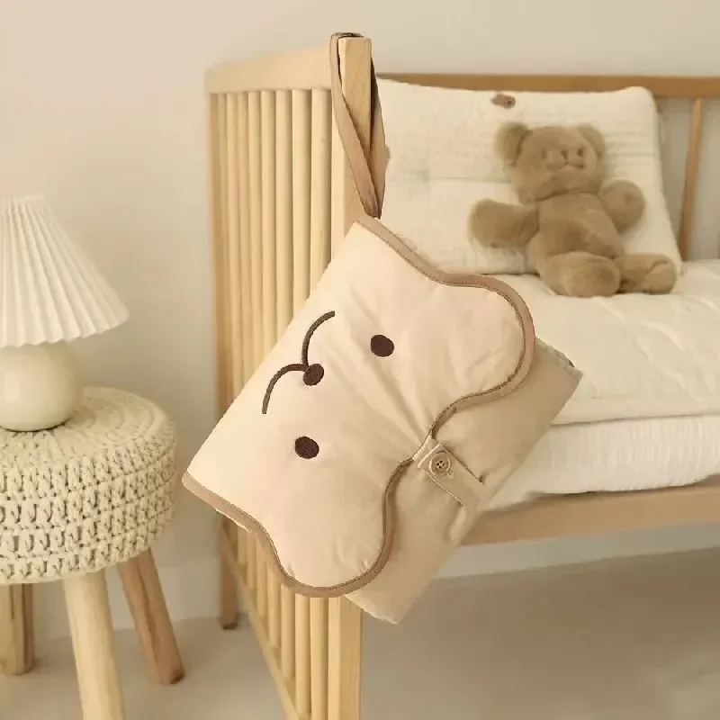 다기능 접이식 방수 기저귀 패드, 귀여운 곰 토끼 패드, 용 유모차