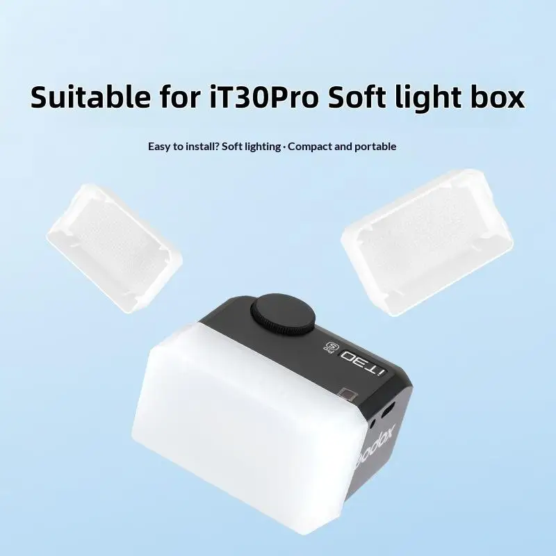 【C】1/3Pcs 카메라 액세서리 IT30PRO 카메라 플래시용 휴대용 플래시 소프트 라이트 박스 흰색 노란색 파란색