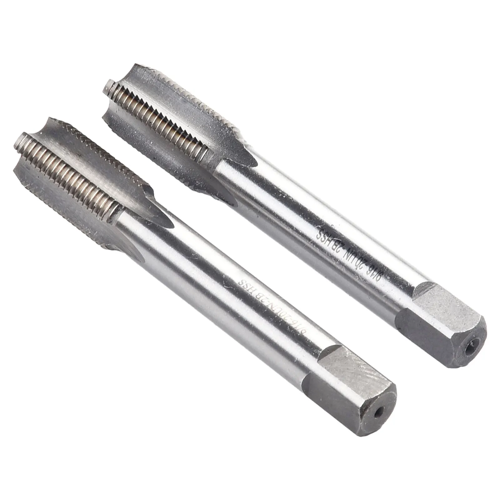 1/2Pcs Pedal Thread Tap Bike Left Right Crank Thread Tap High Speed Steel 9/16'' x 20 Pedal Thread Repair Tool