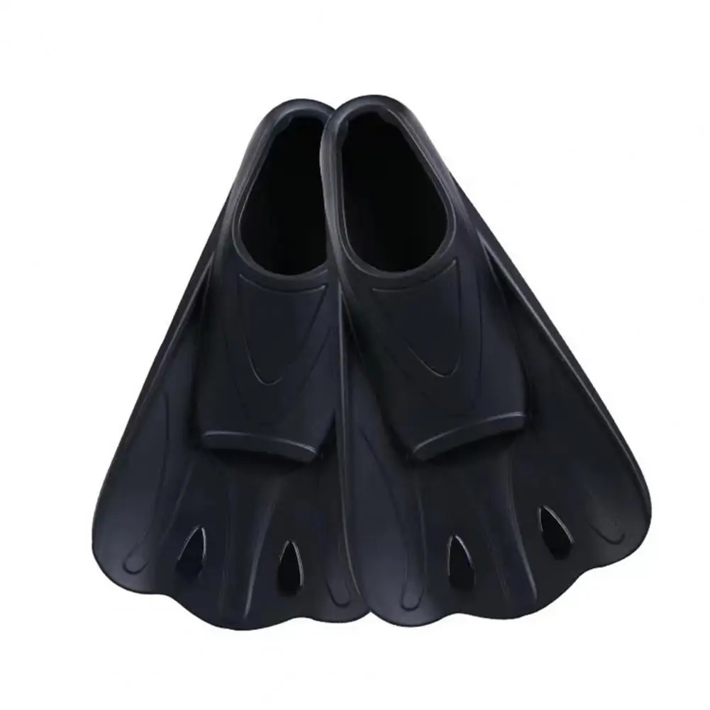 1 Pair Swim Fins Comfortable Non-slip Professional Auxiliary Training Silicone Short Swimming Training Flippers Water Sports 6