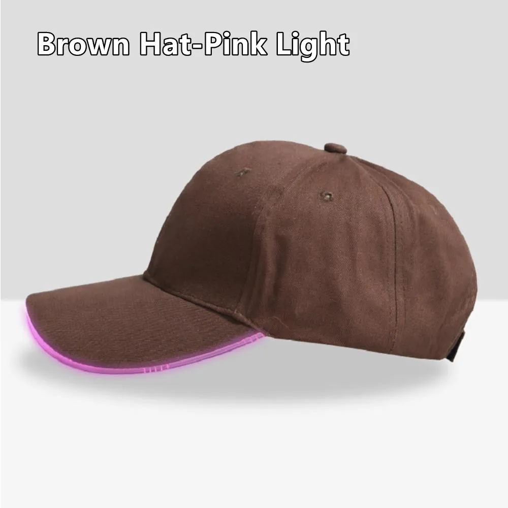 Brown Hat-Pink