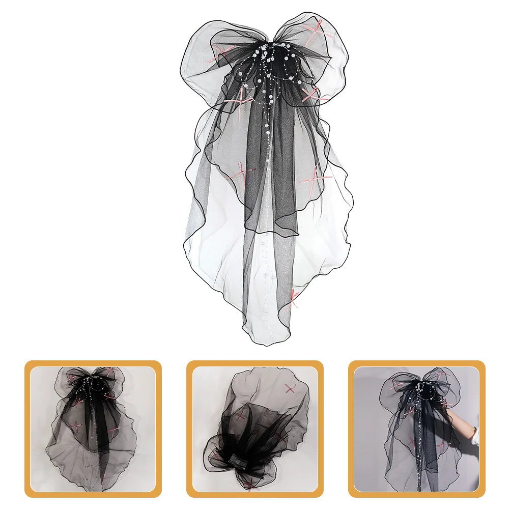 Pearl Veil Wedding Veils for Brides White Bridal Gowns European and American Pattern