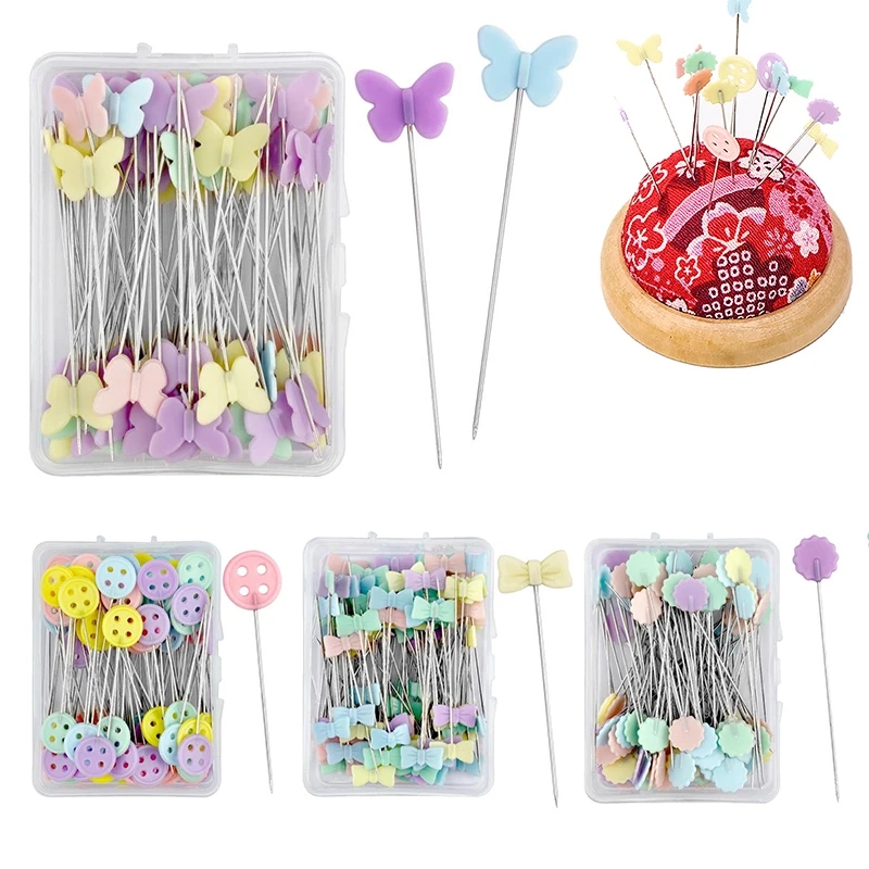 100PCS Clothing Manual Positioning Needle Pin Shaped Sewing  Embroidery Patchwork Tools Fixing Needle Handmade DIY Accessories