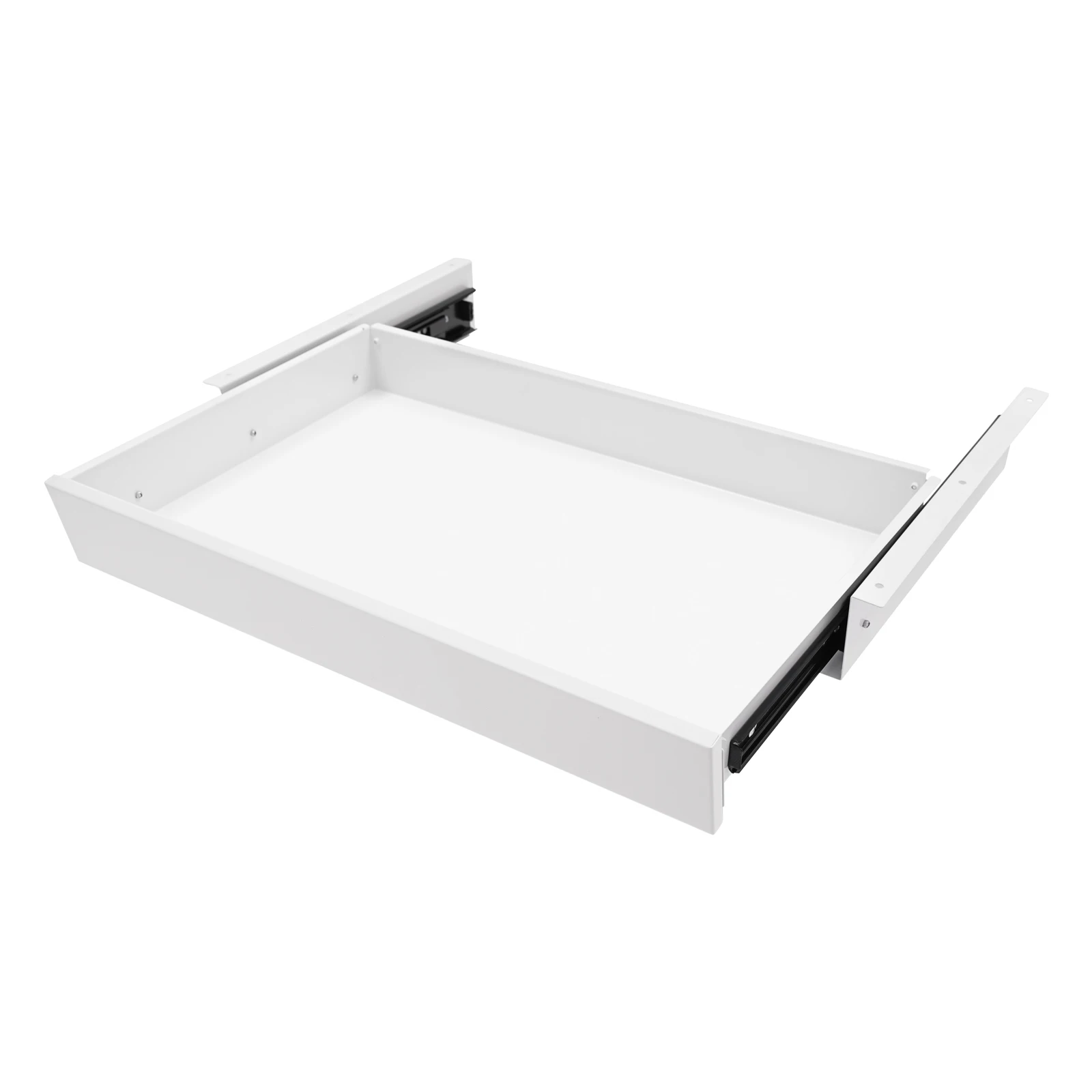Office Keyboard Drawer Stand Slide Pull Out Adjustable Bracket Trays Slide-out Platform Slider under Desk white