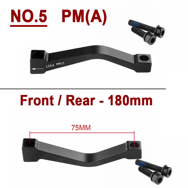 Bicycle Disc Brake Adapter 140 160 180 203mm MTB Hydrualic Brakes Adapter IS PM Road Bike Rotor Adapters Mountain Bike Pad