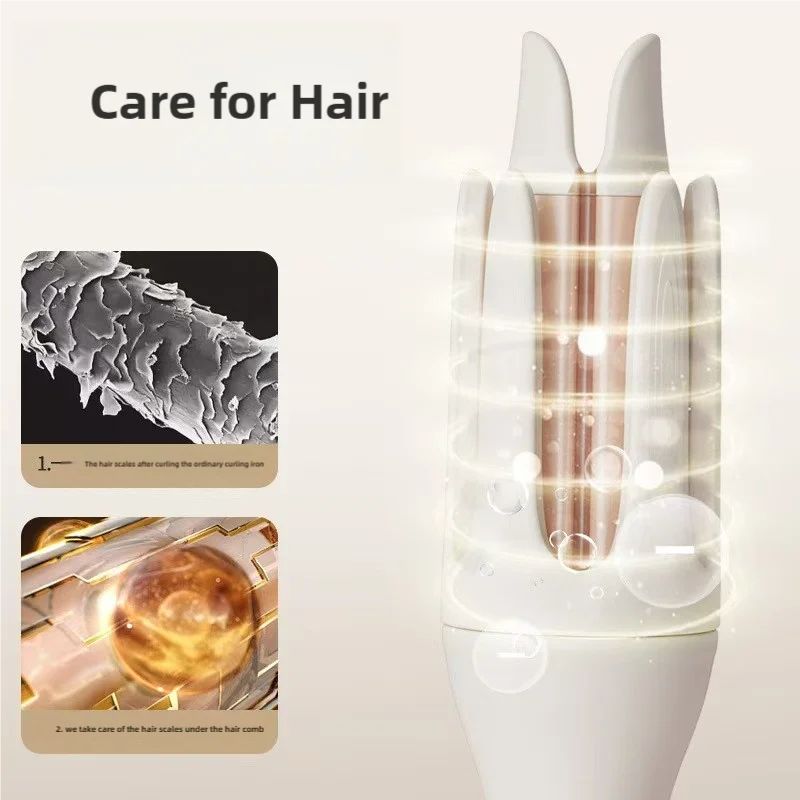 Automatic Rotating Curling Iron Electric Rotation Does Not Hurt Hair Portable Hair Curler for Comfortable and Safe Styling hair curler hair iron