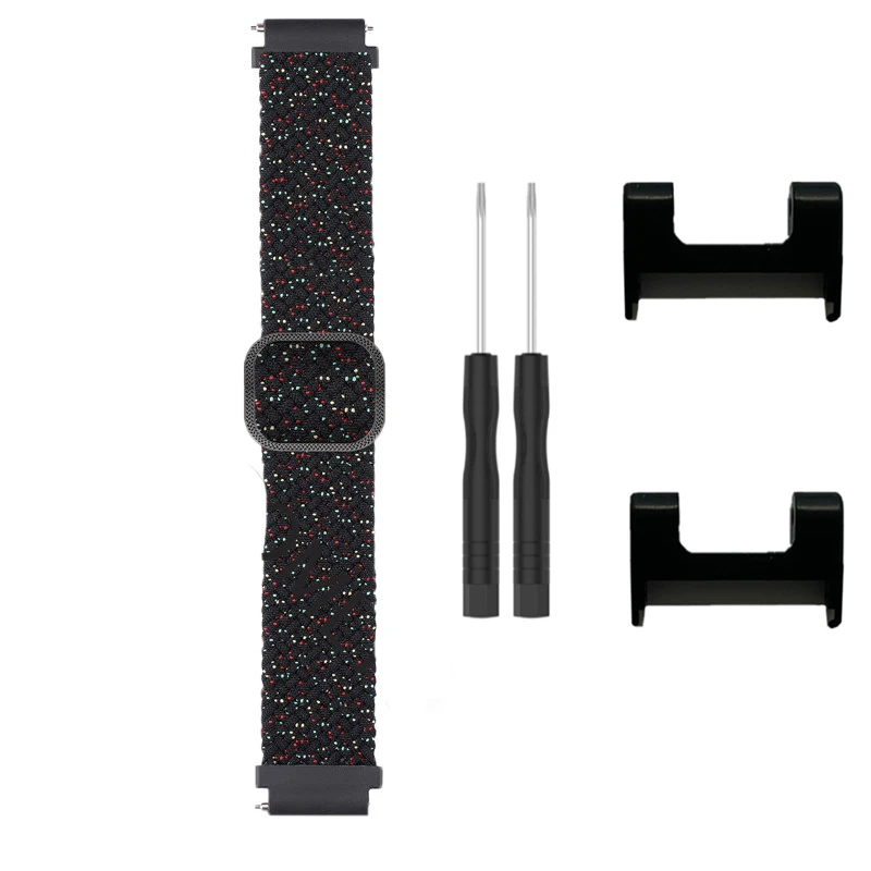 Breathable Nylon Adjustable Wristband - Soft Elastic Bracelet for Smart Watch Accessories
