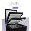 3.5 Cu Ft Chest Freezer 2 Removable Baskets  Quiet Compact Freezer 7 Temperature Settings - Black 5