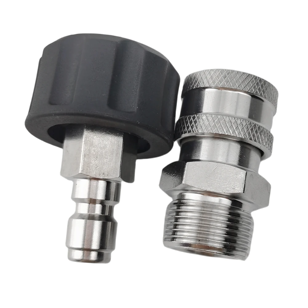Pressure Washer Quick Connect Fittings M22 14mm to 1/4 Inch Quick