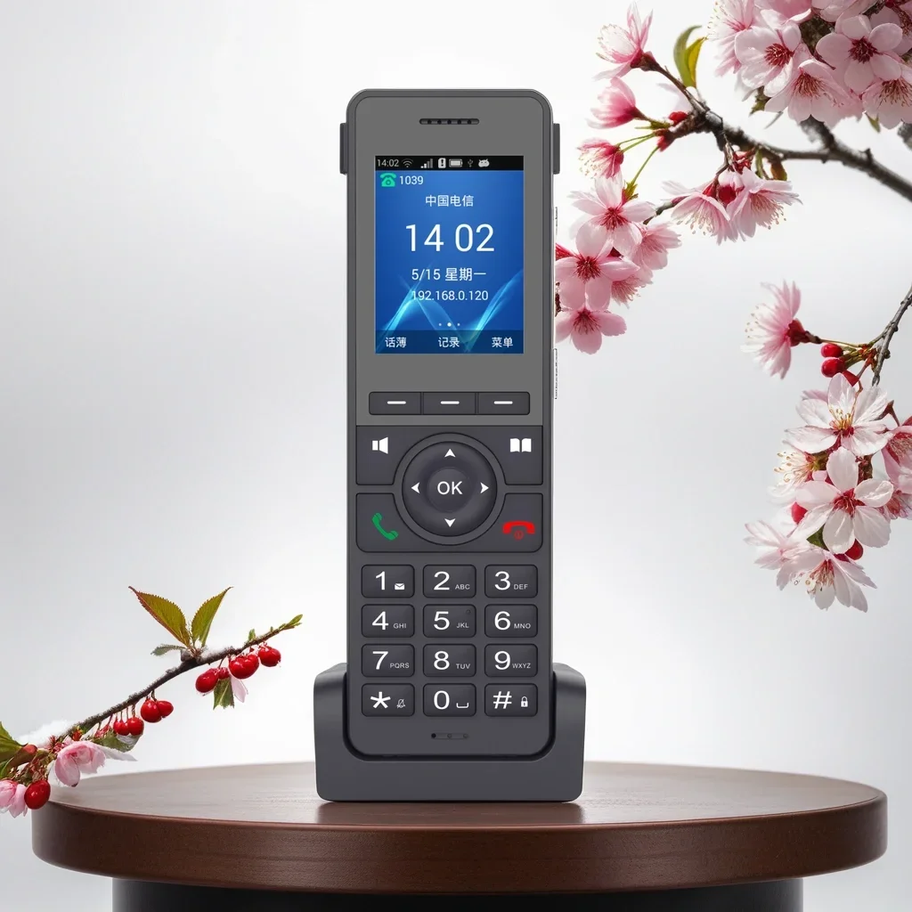 Wireless Sip Phone Wireless Handheld Phone Hindetel lte wifi 2.4G Cordless Phone SIP VOIP hotspot recording ip phone Cordless 4G SIP Phone Desktop VoIP