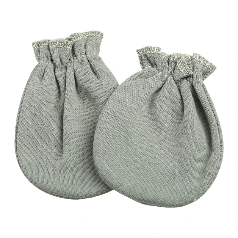 Infant Boy Girl Handguard Gloves Hand Socks Newborn PROTECTION Face Scratch Solid Color No Scratch Mitt