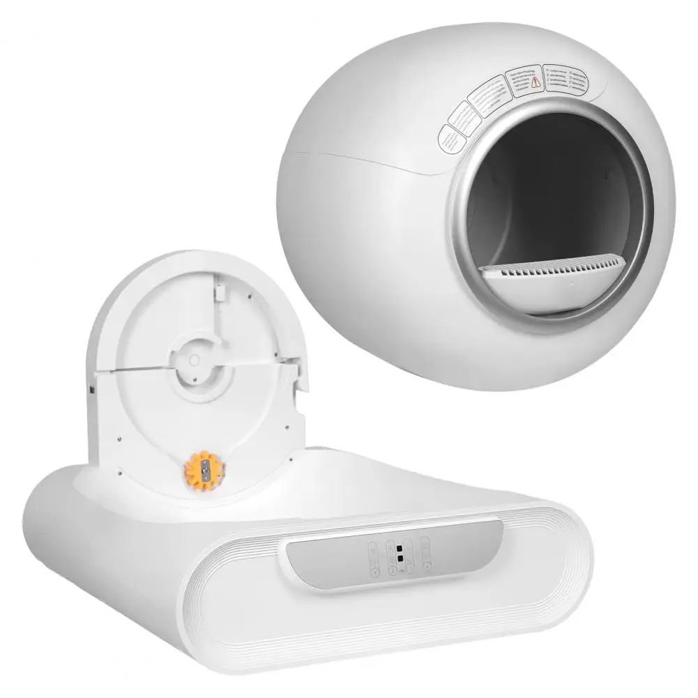Automatic Self-Cleaning Cat Litter Tray APP WiFi Control Electric Smart Litter Box Spacious Entrance Odor-Free Pet Toilet_voghion.com