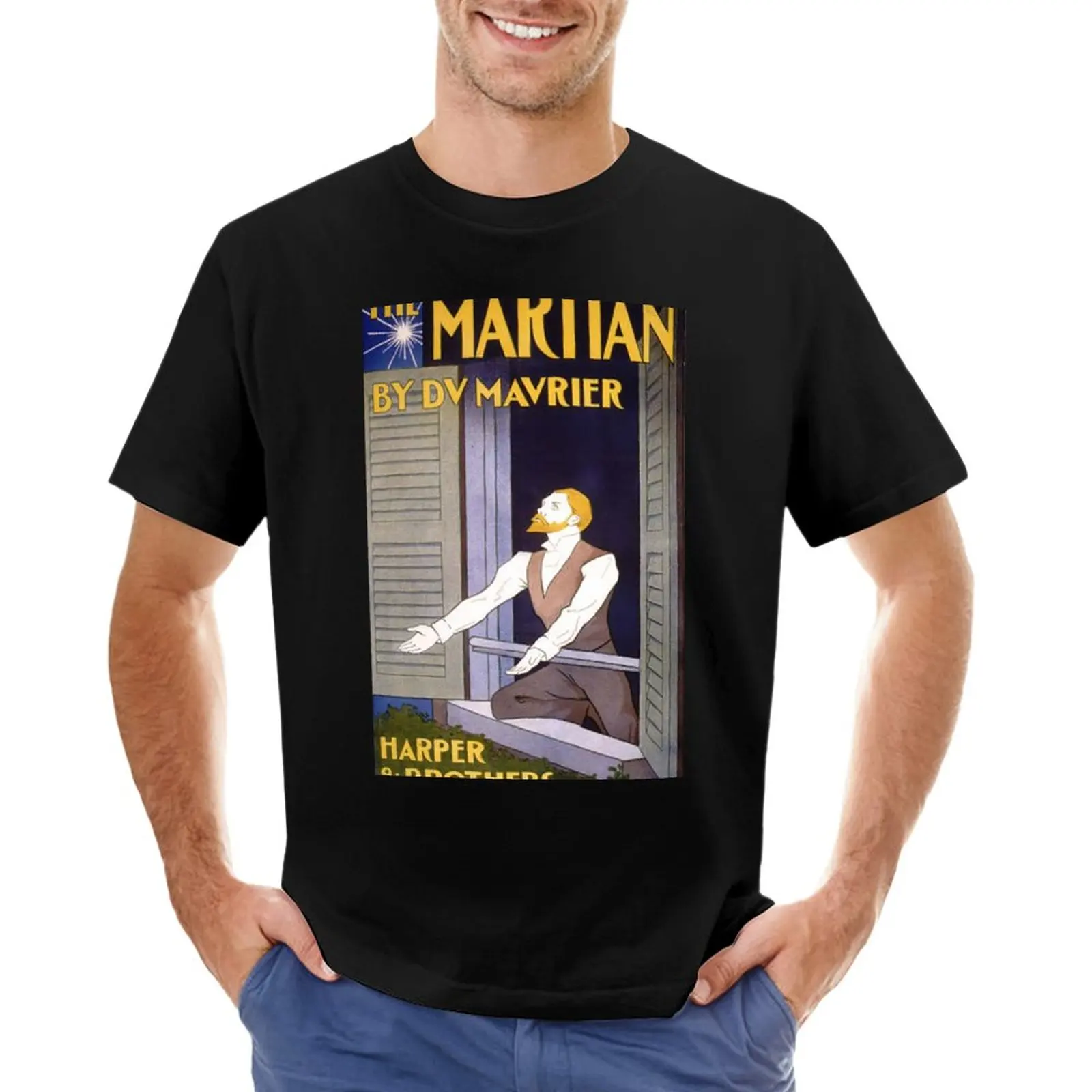 

The Martian, by George du Maurier T-Shirt blacks Short sleeve tee Men's t-shirts