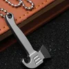 Mini titanium alloy pendant pry bar keychain pendant EDC multifunctional courier tool bottle opener 4