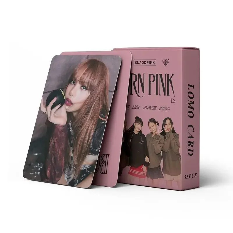 

55 шт./набор, коллекционные открытки-альбом в стиле K-POP