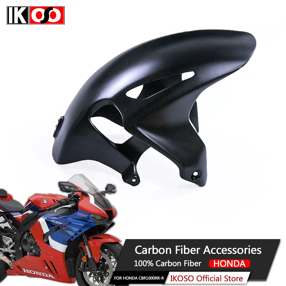 

For Honda CBR1000RR-R Carbon Fiber Front Fender Hugger Mudguard Full Dry 3K Carbon Fiber Motorcycle Parts and Accessories 2021+