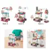 Kids Cleaning Playset Pretend Play Toy Dustpan and Mop Set Pretend Home Cleaning 3