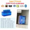 Support 9 Protocols ELM327 V1.5 mini OBD2 Diagnostic Interface Bluetooth 4.0 For IOS Android PC ELM 327 Code Reader Tool 1