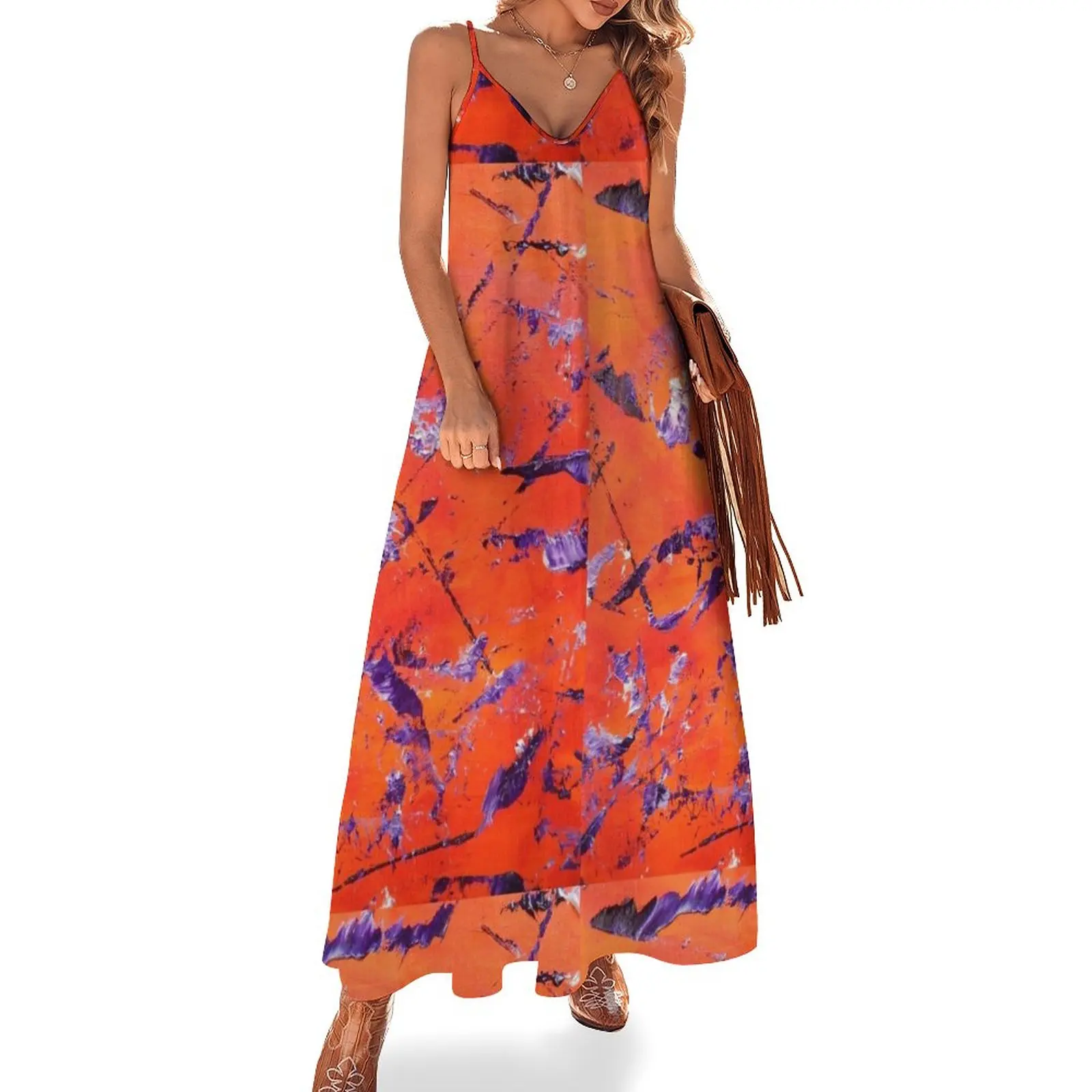 

MARDI GRAS Sleeveless Dress luxury evening dresses 2024 Woman fashion
