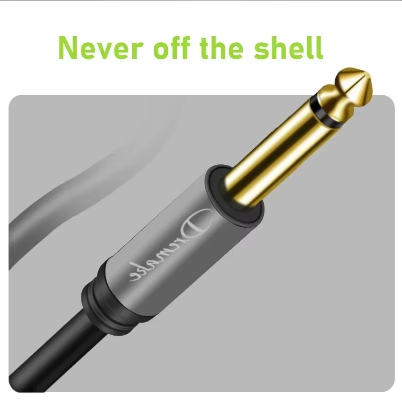 Premium Audio Jack Adapter Cable – 3.5mm TRS Male to 1/4 Mono for Enhanced Sound Quality