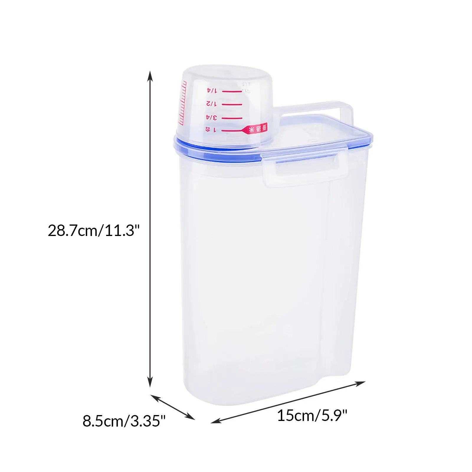 Laundry Powder Storage Container, Laundry Soap Dispenser, 4L Multipurpose for Laundry