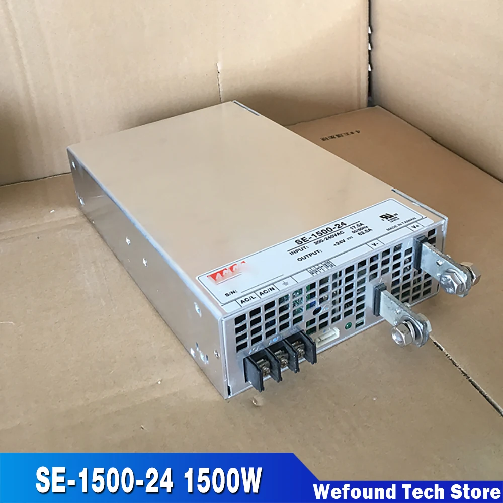 

For MEAN WELL Switching Power Supply High Quality Fully Tested Fast Ship SE-1500-24 24V 62.5A 1500W
