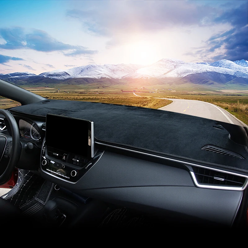 Hybrid Car Dashboard Sun Shade Cover - Non-slip Instrument Desk Accessories