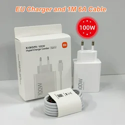 Xiaomi 100W Hyper Turbo Fast Charger with Type C Cable - EU with 1M Cable
