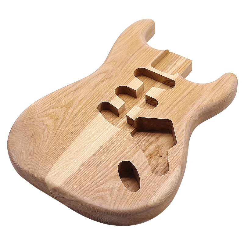 Ashwood Electric Guitar Body DIY Guitar Barrel 2 Pieces Wood Combine Guitar Part 5.6cm Heel Width New Arrival