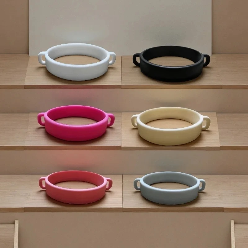 Silicone Water Bottle Carrier Strap - Adjustable Cup Holder