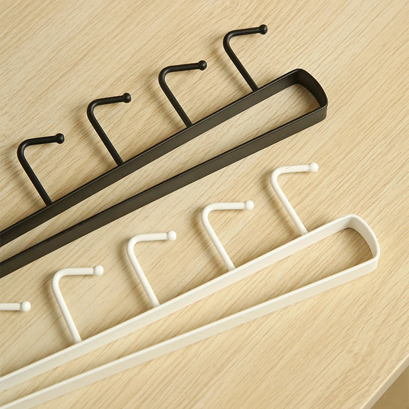 Bag Hanger Storage Rack Long Row of Hooks Behind Door