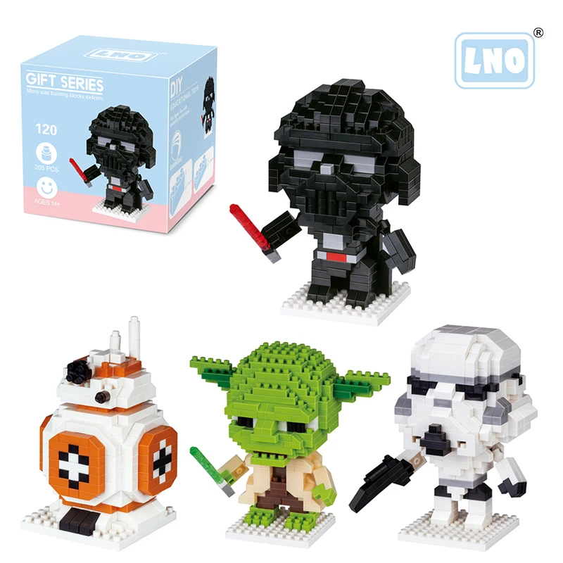 Star Wars Building Blocks Anime Master Yoda Bricks Cartoon Mini Action