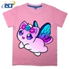 cute aphmau cat printed kids T-shirt summer pure cotton short-sleeved casual top suitable for both boys and girls 6