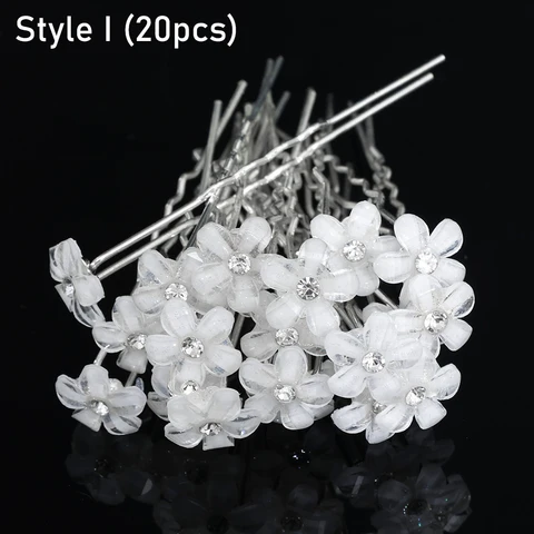 Pearl Hairpin Hair Vine Tiaras Headpiece Hair Comb Pins Hair Clips Wedding Bridal Rhinestone Jewelry Hair Accessories