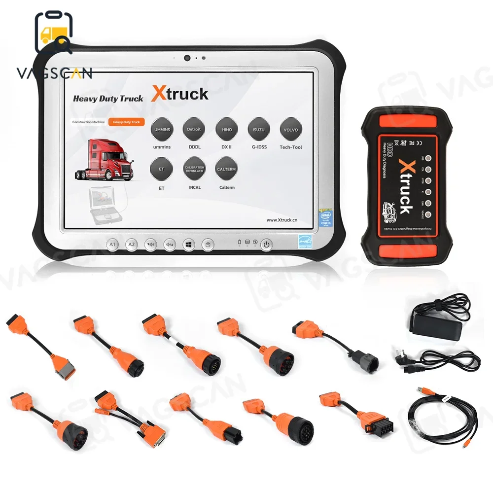 

Xtruck HDD Y009 Diagnostic Tools Support Multifunctional 7 in 1 for Heavy Duty Trucks with FZG1 Tablet