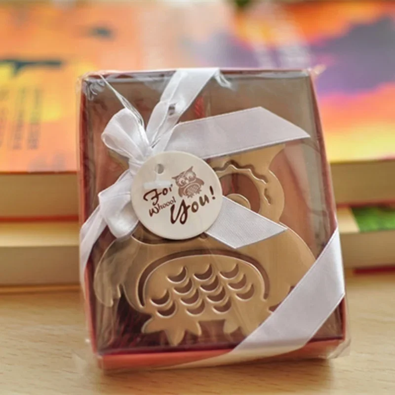 2025 New 1 Pcs Cute Owl Book Markers Birds With Tassels Metal Bookmark Stationery For Kids Gift Student Education Supplies