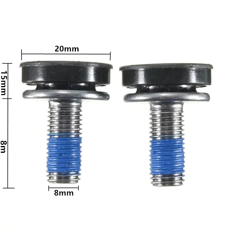 M8x15mm Mountain Bike Hex Head Crank Arm Bolts Bicycle Axle Bolt Waterproof Screw 2/4/10pcs