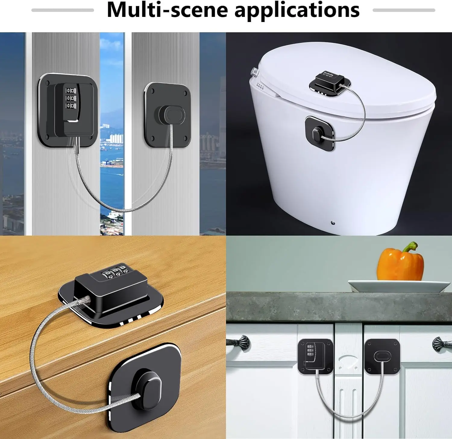 Upgrade Password Refrigerator Lock Child Safety Cabinet Locks for Cabinets Closets Drawers Window Electrical Appliances Locks cabinet lock child lock refrigerator lock safety lock refrigerator door lock