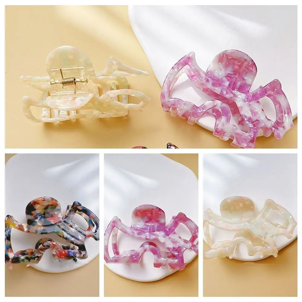 

Ацетатная кислота в виде животных, собака, полые Когти для волос, простой абстрактный корейский стиль, Леопардовый узор, геометрический, ежедневный