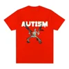 Autism Skeleton Meme Women Cotton T-Shirt Humor Funny Skull Printed T Shirt Short Sleeve Tshirt Oversize Streetwear Tee Tops 6